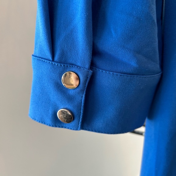 Carmen Marc Valvo - Large - Cobalt Blue - Dress - Picture 5 of 7